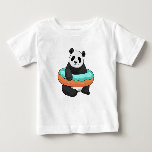Camiseta Panda with Donut (Frente)