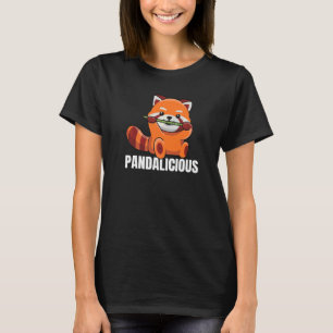 Camiseta Pandaloso Pun Para Um Panda Vermelho