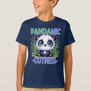 Camiseta Pandâmica Cuteness. Bela animação de Panda