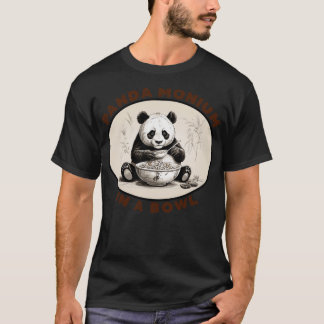 Camiseta PandaMonium em uma tigela