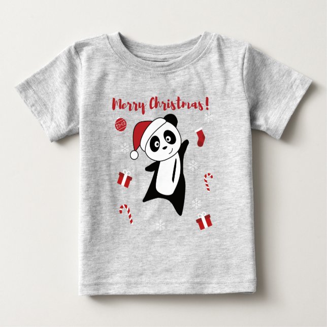 Camiseta Pandas Baby T- (Frente)