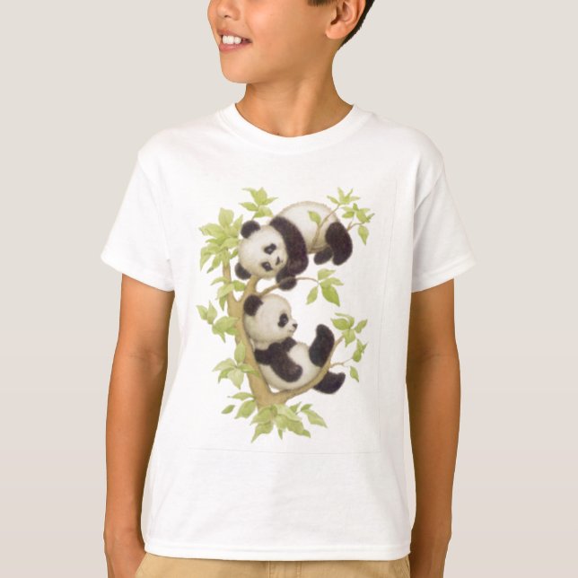 Camiseta Pandas bonitos (Frente)