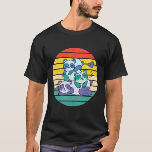 Camiseta Pandas de Dormir Bonitas