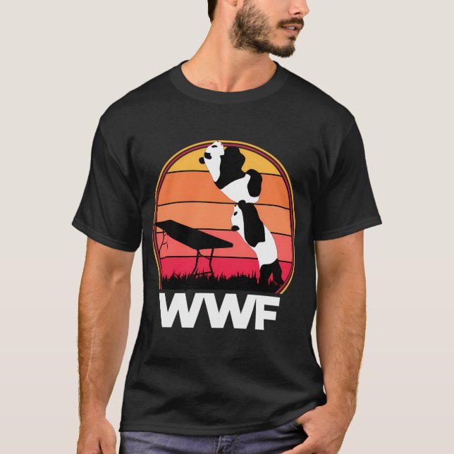 Camiseta Pandas de Luta Wwf (Frente)