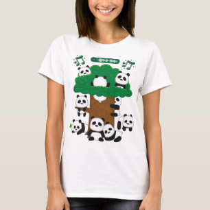 Camiseta Pandas engraçadas