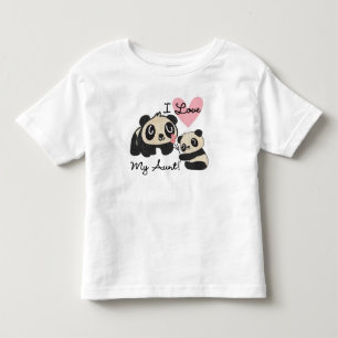 Camiseta Pandas I Love My tia
