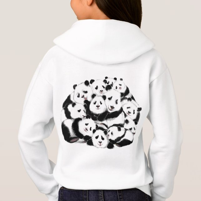 Camiseta Pandas - Pandas-emic - Big Hugs - Pintura - Divert (Verso)