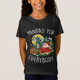 Camiseta Pandas para todo mundo Panda de Natal