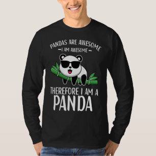 Camiseta Pandas São Um Urso De Panda Incrível Para Crianças
