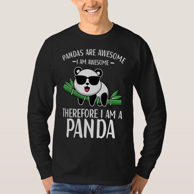 Camiseta Pandas São Um Urso De Panda Incrível Para Crianças (Frente)