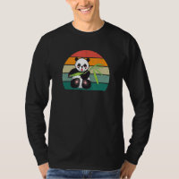 Pandas Ursos Bambu China Ásia Folha Preto Branco P