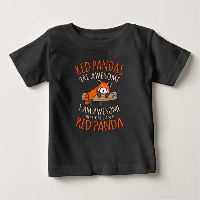 Camiseta Pandas Vermelhas São Incríveis Pet Animal Panda Lo (Frente)