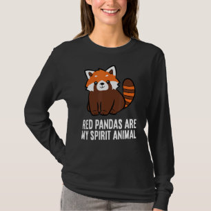 Camiseta Pandas Vermelhas São O Meu Espírito Animal Cuja Pa