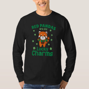 Camiseta Pandas Vermelhas são os meus amuletos Ruas do dia
