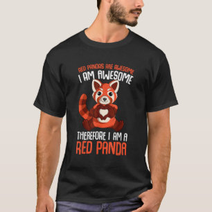 Camiseta Pandas Vermelhas São Um Panda Vermelho Incrível