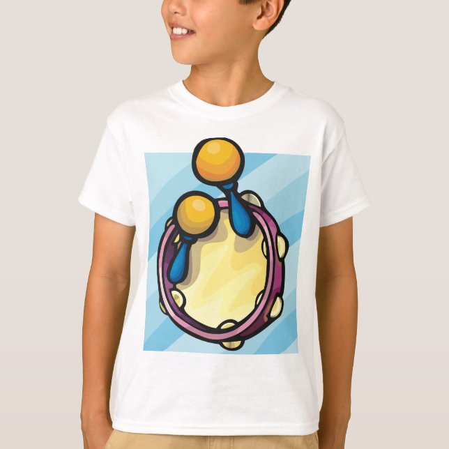 Camiseta Pandeiro E Maracas (Frente)