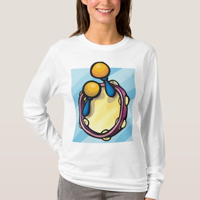 Camiseta Pandeiro E Maracas (Frente)