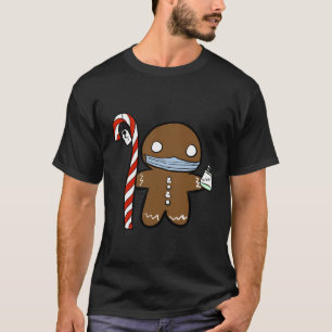 Camiseta Pandemia de Distância Social do Homem de Pão-Ginge