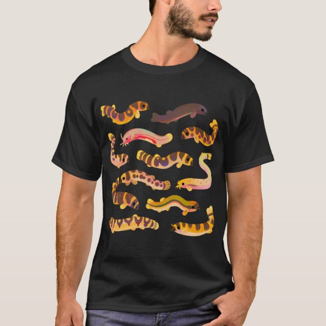 Camiseta Pangio loaches (Kuhli loach) - verde (Frente)