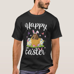 Camiseta Pangolim Feliz Caça ao Ovo de Páscoa Orelha de Coe