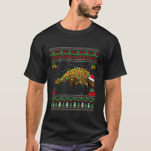 Camiseta Pangolin natalino Luzes Papais noeis Ufly Sweater 