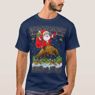 Camiseta Pangolin Xmas Pijamas Papais noeis Feias Andando P