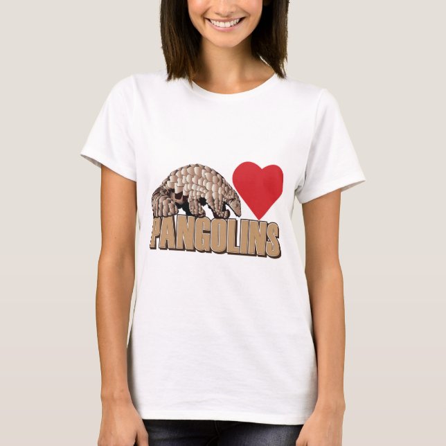 Camiseta Pangolinas-Coração (Frente)