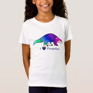 Camiseta Pangolins Coração Bonitos