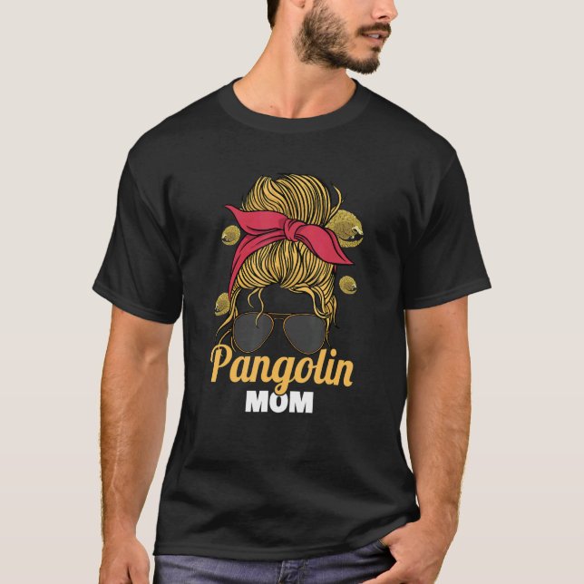Camiseta Pangolins Pangolina Ventiladora Mãe Mulheres Pango (Frente)
