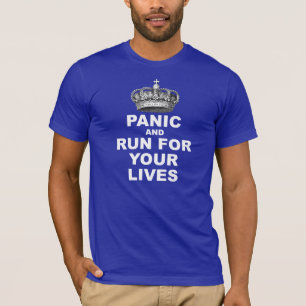 Camiseta Pânico e funcionamento por suas vidas
