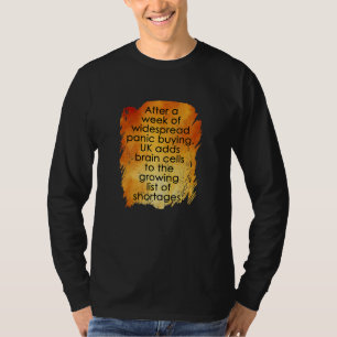 Camiseta Pânico Na Compra No Reino Unido
