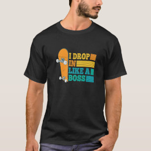 Camiseta Pano Retroativo Eu Caio Como Um Chefe Pecado.