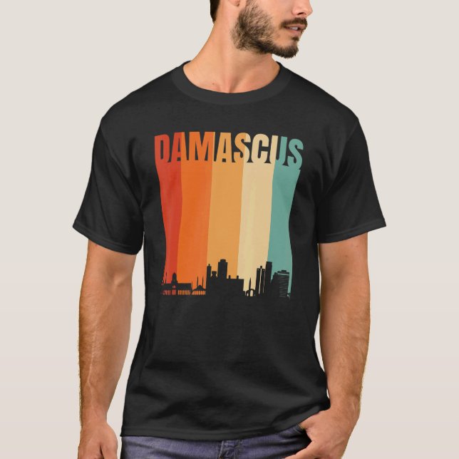 Camiseta Panorama de Damasco (Frente)