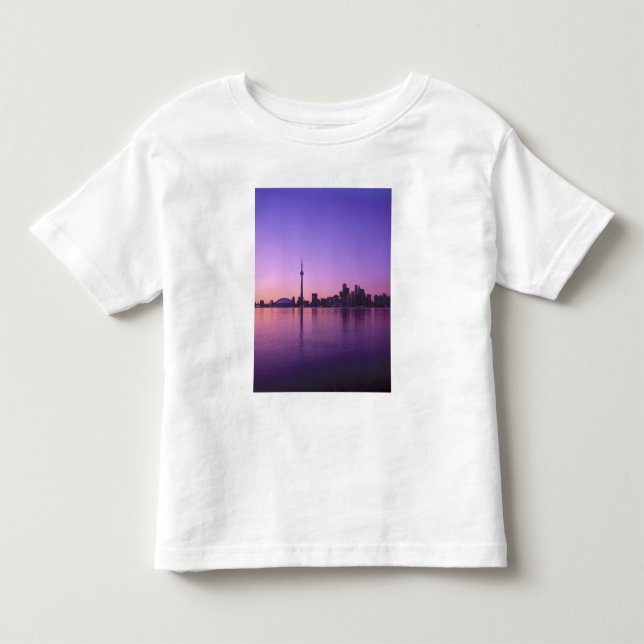 Camiseta Panorama de Toronto à noite, Ontário, Canadá (Frente)