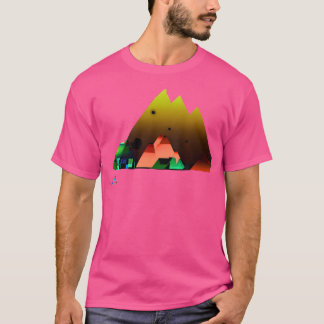 Camiseta Panorama Design Rainbow Mountain