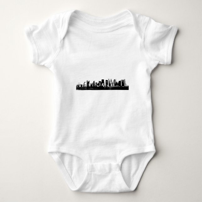 Camiseta Panorâmica Nova York (Frente)
