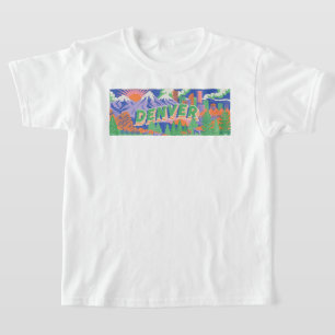 Camiseta Panorâmico Americano Retro Outdoor