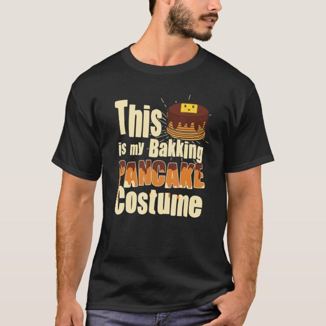 Camiseta Panqueca de bakking fantasia panqueca fofa (Frente)