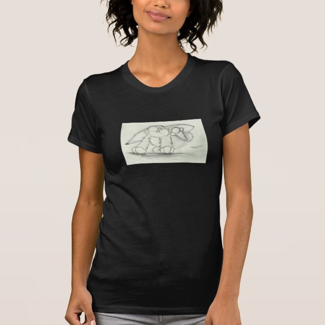 Camiseta Panqueca o desenho do coelho (Frente)