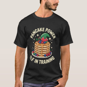 Camiseta Panqueca Poder Elfo Café Vibes para Férias Fofo