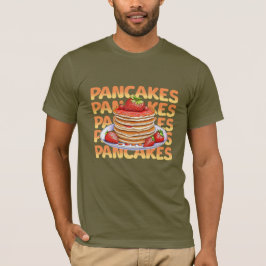 Camiseta Panquecas com Morangos