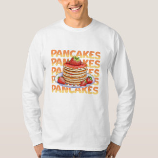 Camiseta Panquecas com Morangos