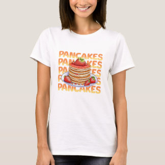 Camiseta Panquecas com Morangos