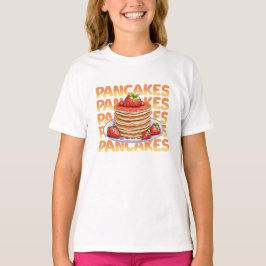 Camiseta Panquecas com Morangos