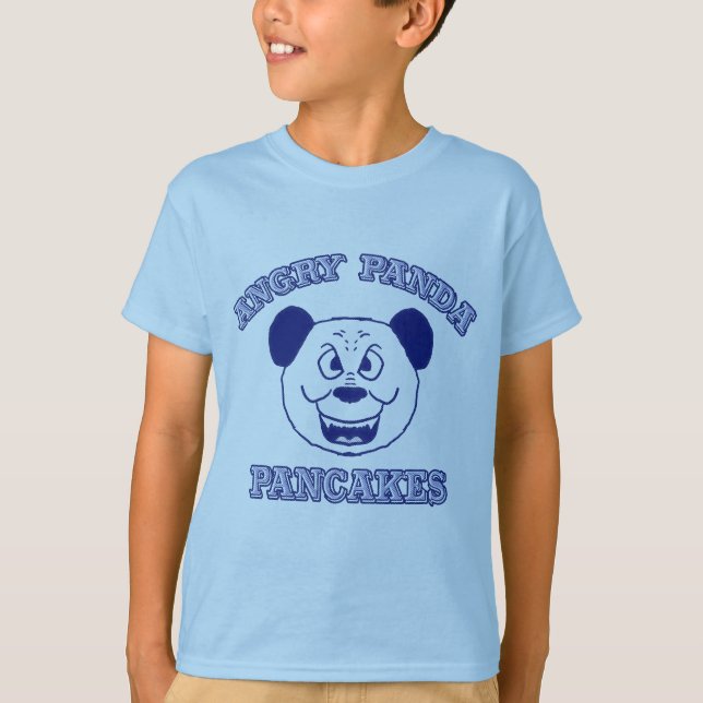 Camiseta Panquecas de Panda Irritado (Frente)