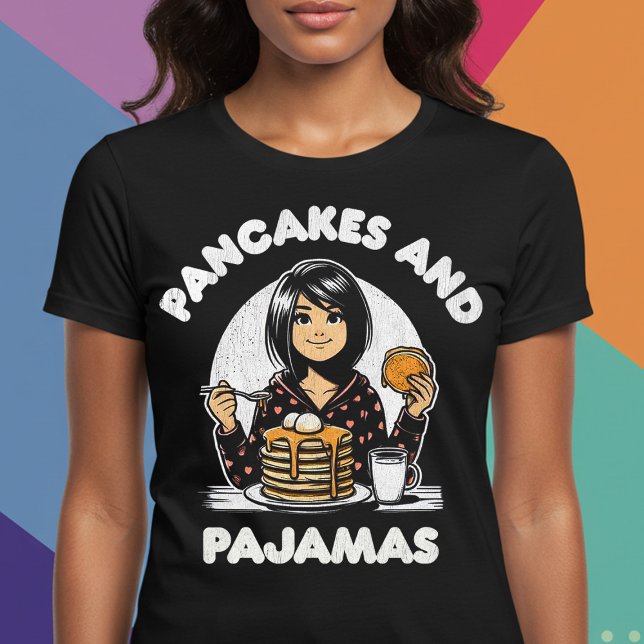 Camiseta Panquecas E Pijamas (Criador carregado)