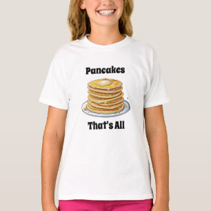 Camiseta Panquecas, É Tudo Comida Fofa