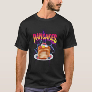 Camiseta Panquecas Meme Bootleg Estilo Rap 90s Vintage Engr