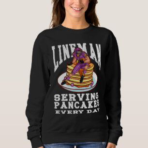 Camiseta Panquecas para Lineman de Futebol Americano Servid