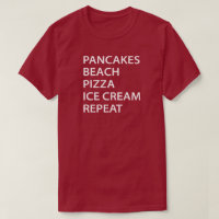Panquecas Praia Pizza Sorvete Repetir